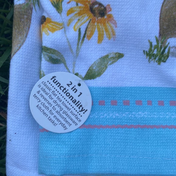 Hello Spring Bunny Towel - Picture 3 of 3